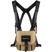 Eyeskey Universal Binocular Bag/Case with Harness Durable Portable Binoculars Camera Chest Pack Bag for Hiking Hunting