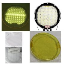 9inch Amber Spot Flood Protect Mask Clear PC Cover For 96W 185W 225W 300W LED Work Light Car Offroad 4x4 4wd SUV Pickup Truck