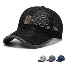 Sommer Unisex Männer angeln Baseball Caps Frauen Atmungsaktive Mesh Snapback Hüte Schwarz Casual sport Hüte Kappe