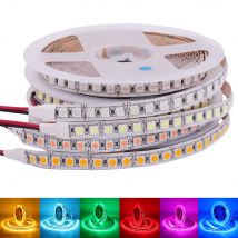 Taśma LED DC12V 5050 5054 2835 120 240 leds/m wysoka jasna biała czerwona niebieska różowa żółta elastyczna taśma wstążkowa RGB 5M