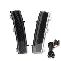 Dual Color Xenon White LED Daytime Running DRL Lights w/ Amber Direction Turn Indicator Lights For 2006-2009 Nissan 350Z LCI