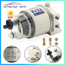 R12T Kraftstofffilter-Wasserabscheider-Komplettset – Marine SPIN-ON R12T-Filter ersetzt S3240 120AT NPT ZG1/4–19, passend für 3/8 Zoll NPT Ou