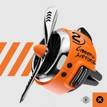 Deodorante per auto Cyberpunk elica rotante uscita aria fragranza tecnologia futura sapore Air Force 2 accessori auto