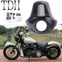 Hoch Windschutzscheibe 5.75 ''Motorrad Kopf Lampe Verkleidung Scheinwerfer Maske Für Harley Dyna