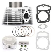 Artudatecch Zylinder Krug Kolben Dichtungen Kit 65,5mm Fit für Honda ATC200X XL200 XR200 250cc