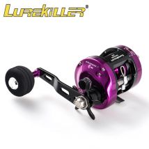 Lurekiller Volle Metall langsam jigging angeln reel 6.0:1 geschwindigkeit verhältnis 12kgs Drag 6 + 1 BB Salzwasser Boot Reel 320G