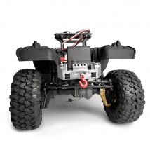 YEAHRUN 25T Steering Gear Servo Winch Wheel Drum Wires Trailer Hook for 1/10 TRX4 Axial SCX10 D90 D110 RC Crawler Car