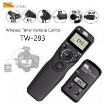 Pixel TW-283 Wireless Timer Remote Control Shutter Release (DC0 DC2 N3 E3 S1 S2) Cable For Canon Nikon Sony Camera TW283 VS RC-6