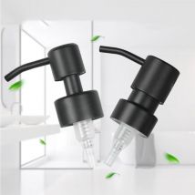 1PC Stainless Steel Matt Black Bottle Pump Shower Nozzle Pump Head Shampoo Press Pump Sanitizer Spray Nozzle