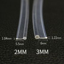 5mX Rock Side Glow 2mm 3mm Durchmesser Kunststoff PMMA Glasfaserkabel für Auto dekorative Beleuchtung