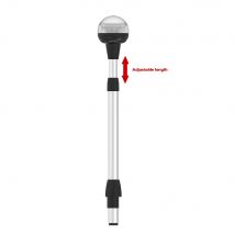 12 VDC LED Marine Boot Navigation Yacht Licht Einstellbare Teleskop Weiß Sichtbarkeit 2 Nautische Meilen Rundum Lampe