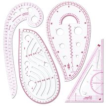 Juego de 4 Uds de Regla de medición de sastre, bricolaje, patrones de sastre, herramientas para coser, dibujar y acolchar, ropa, corte de retazos, artesanía curva