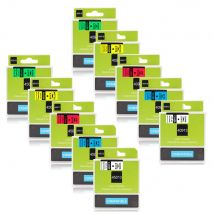 6/9/12mm Tape for DYMO D1 Tape 45013 40913 43613 45010 45016 45017 45018 45019 Label Tape for DYMO Printer LabelManager 160 280