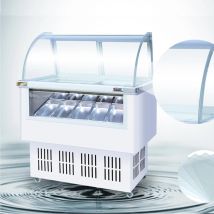 2025Neue, heiß verkaufte kommerzielle Eiscreme-Vitrine mit großer Kapazität, Gefrierschrank, Eis am Stiel-Vitrine. Es gibt vier Farben