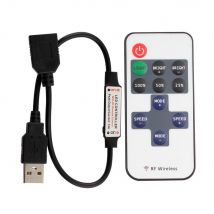 11 Tasten LED-Streifen-Controller, Mini-Dimmer, RF-Fernbedienung, 5 V USB-Schnittstellen-Controller für 5050/2835, einfarbige LED-Streifen