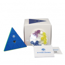 GAN Pyramid 3x3 Magnetic Pyramid cube GAN pyramid M 3x3x3 Speed cube puzzle cube Magnet Magic cube GAN pyramid UV Magnetic cube