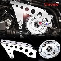 Motorrad Front Chrome Drive Pulley Motor Obere Abdeckung Sets Für Harley Sportster XL 883 1200 48 72 SuperLow 2004- 2019 modelle