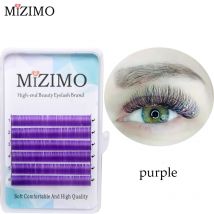 New Color Grafting Eyelashes 0.07/0.1mmB C D 8-17mm Purple Blue Natural Soft Personality Quality Eyelash Extension