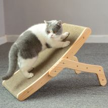 Katzen kratz brett Holzrahmen mittleres Katzen kratz bett 3 in 1 Kratz baum Anti-Kratz-Spielzeug Klauen couch Schaber für Katzen