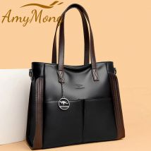 Frauen Mode Einkaufstasche Handtasche Geldbörsen große Luxus Designer Einkaufstasche weiches Leder Marke Schulter Umhängetasche