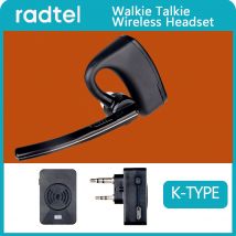 Walkie talkie Bluetooth-Kompatibel Headset Freisprecheinrichtung PTT Ohrhörer Kopfhörer für Radtel RT-490 RT-830 RT-470 RT-470X RT-890RT12