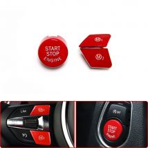 Rot & Blau Für BMW M3 M4 M5 M6 X5M X6M F80 F82 F83 F10 F06 F15 F16 E90 E92 E93 M1 M2 Auto Motor Start Stop Abdeckung Schalter Taste
