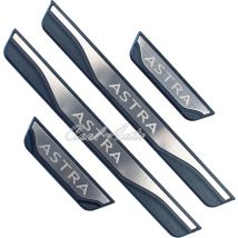 Für vauxhall opel astra h j k Zubehör 2023 2013-2016 Edelstahl Autotür schwelle Kick Scuff Plate Protector Trimm abdeckung Pedals chutz