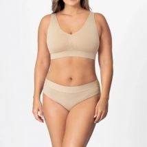 N416 Shaper-BH Plus Size Soft-BH Damen Nahtloser Genie-BH mit herausnehmbaren Polstern Komfort-Shaper-BH für Damen in Übergröße