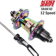 Koozer fahrrad naben xm490 pro 32 loch hinterrad nabe für sram xx1 gx xd 12 geschwindigkeit scheiben bremse mtb fahrrad naben teile 135x10mm x 12mm