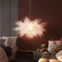 Gaze Blume Kronleuchter Nordic Mesh Anhänger Lichter Moderne Kunst Deco für Schlafzimmer Wohnzimmer Kinderzimmer E27 Decke Hängen Lampe