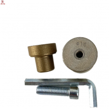 Molde de soldadura de 16 mm de espesor, piezas de soldadura de peso de 42 g, cabezal de troquel dorado, soldadura a tope termofusible de tubería de agua PPR, PE, PB