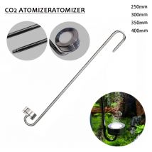 Aquarium CO2-Diffusor, Zerstäuber aus Edelstahl, CO2-Zerstäuber mit Keramikscheibe für CO2-Regler, Wachstum von Wasserpflanzen