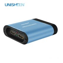 UNISHEEN SDI Grabber Dongle Zoom Game Streaming Equipment trasmissione in diretta OBS Vmix USB DUAL HDMI VIDEO CAPTURE Box Device