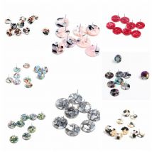 Neue Mode, Schildkröte Shell Stud Ohrringe, Acetat Acryl Ohrring Stud für Frauen, Runde Kreis Studs, boho, Ohrringe erkenntnisse, 15mm