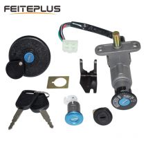 Motorrad Zündschlüssel Set Kit für GY6 50cc 125cc 150cc Moped Roller 4 Pin Stecker Chinesische Roller Teile