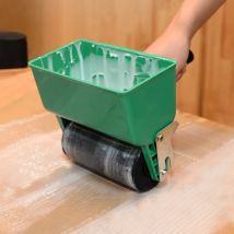 Aplicador de pegamento portátil para carpintería, 3 pulgadas, 6 pulgadas, papel tapiz de madera portátil, rodillo de cepillo de pegamento de cartón, herramientas de decoración Manual