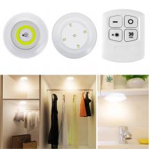 Dimmbare & Timer LED Unter Schrank COB Nacht Licht Batterie Schränke Lichter mit Fernbedienung für Schrank küche Schlafzimmer Treppen