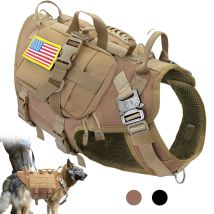 Hund Harness Weste Nylon Militärische Taktische Hund Harness Keine Pull Pet Woking Hund K9 Ausbildung Jagd Geschirre Für Medium Large hunde