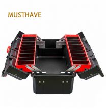 Kunststoff Werkzeugkasten Hardware Lagerung falten Fall Hause Multi-funktion Auto Reparatur Box Werkzeug Tragbare Fall Große Elektriker Werkzeug Box