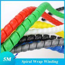 2M 8mm-32mm Spiraldraht Organizer Wrap Tube Flammhemmende Kabelhülse Bunte Kabelgehäuse Kabelhülsen Wickelrohr