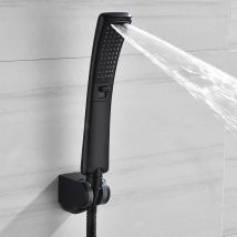 Schwarz Wasserfall Dusche Kopf Hochdruck Regen Dusche Sprayer Set Wasser Saving Filter Sprayer Hohe Qualität Freies Verschiffen