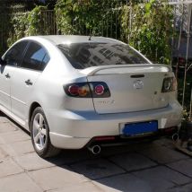 Für Mazda 3 2008 2009 2010 2011 2012 2013 Auto Dekoration Heckflügel ABS Kunststoff Unlackiert Primer Spoiler