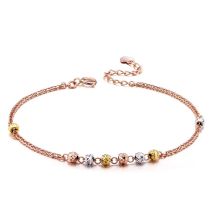 Neues Armband aus 925er-Sterlingsilber, exquisites Roségold-Perlenarmband für Damen, Charm-Schmuck, Geschenk