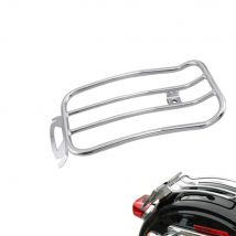 Motorrad Chrome Hinten Solo Sitz Gepäck Rack Träger Unterstützung Regal Rahmen Für Harley 97-15 FLHT FLHR FLHX FLT hinten Fender Rack