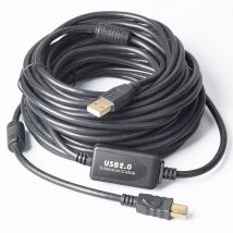 High Speed 5M 10M 12M 15M 20M 25M 30M Langes USB 2.0-Verlängerungskabel USB B Datenkabel Druckerscanner mit Signalverstärkerkabel