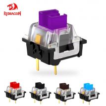 REDRAGON SMD RGB MX przełącznik 3Pin Clicky liniowe dotykowy cichy czerwony niebieski czarny brązowy