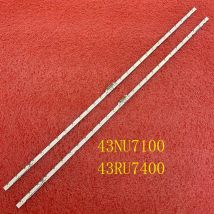 LED strip(2)for Samsung UE43NU7190U UE43RU7179U UE43NU7092 UE43NU7090 UE43NU7170 UE43RU7100 UE43NU7120U UE43RU7120 UE43NU7190S