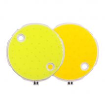 50 mm runder COB-LED-Lichtchip, 5 W, 24 V, LED-Lichtquelle für Dekoration, Beleuchtung, Arbeitslampe, LKW-Lampe, warm, kalt, weiß, Farbe DC24V