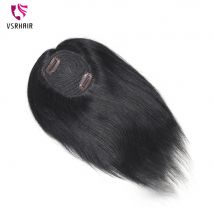 Neuer Stil, 100 % Echthaar-Topper, perfekt für Haarausfall, Echthaar-Topper für Frauen, zwei Clips-Haar-Topper