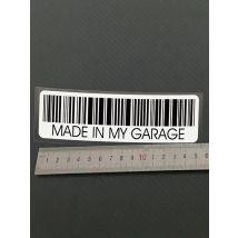 Made in My Garage Funny Car Styling Cute Car Stickers Decal Automobiles Motorcycles Vinyl Decals Drop Ship